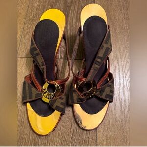 Authentic fendi sandals